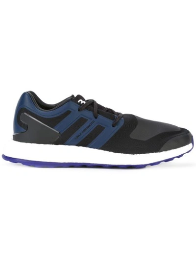 Y-3 Pure Boost Low-top Trainers In Black/blue