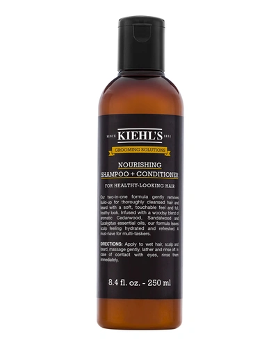 Kiehl's Since 1851 1851 Grooming Solutions Nourishing Shampoo + Conditioner 8.4 oz/ 250 ml