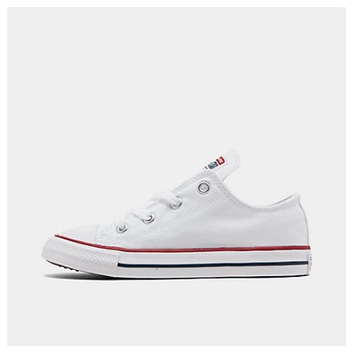 Converse Kids' Toddler Chuck Taylor Low Top Casual Shoes In White