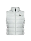 Moncler Girls' Ghany Down Puffer Vest - Little Kid, Big Kid In White