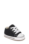 Converse Babies' Chuck Taylor All Star Cribster Low Top Crib Shoe In Black/ Natural Ivory/ White