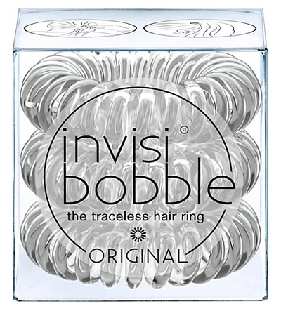 Invisibobble Original Traceless Hair Ring Set Of Three In Crystal Clear