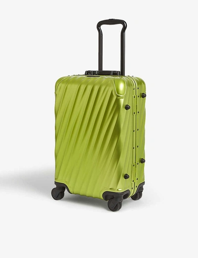 Tumi International Aluminium Carry-on Suitcase 56cm In Bright Lime