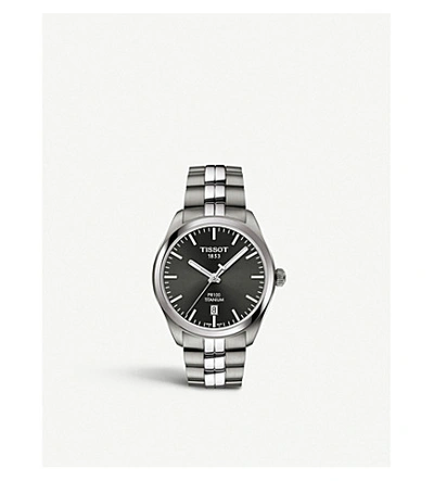 Tissot Pr100 Bracelet Watch, 39mm In Silver/ Black/ Silver