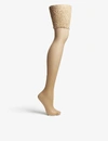 Falke Seidenglatt 15 Stay-ups In 3009+black