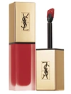 Saint Laurent Tatouage Couture Liquid Matte Lip Stain In Red