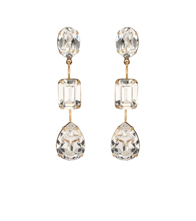 Jennifer Behr Allanah Crystal-embellished Earrings In White