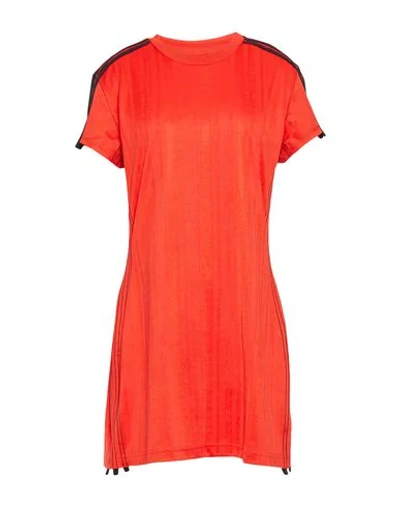 Adidas Originals By Alexander Wang Short Dresses In Red