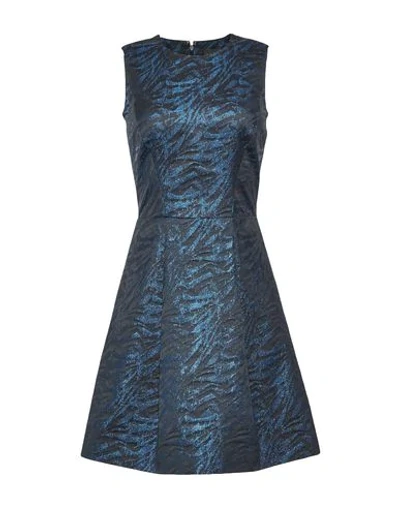 Just Cavalli Short Dresses In Dark Blue