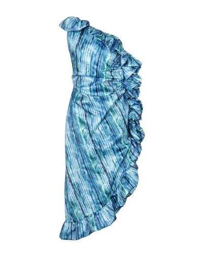 Ainea 3/4 Length Dresses In Azure