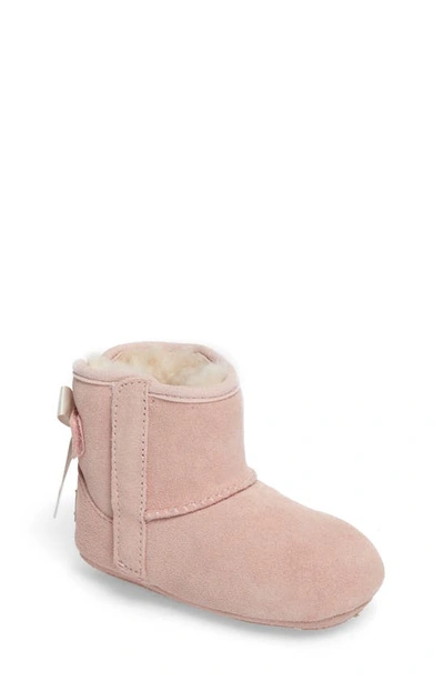 Ugg Babies' Shearling Lined Ankle Boots In Rosa