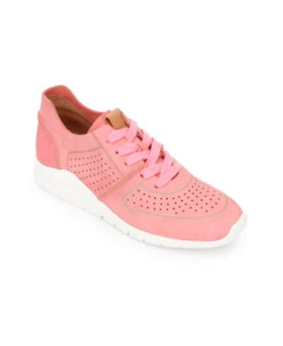 Gentle Souls By Kenneth Cole By Kenneth Cole Raina Lite Jogger Trainers Women's Shoes In Bright Pink Nubuck