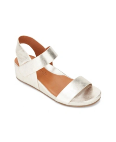 Gentle Souls By Kenneth Cole By Kenneth Cole Gisele Two Band Sandals Women's Shoes In Ice