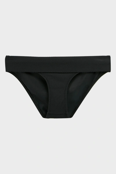 Heidi Klein Core Fold-over Bikini Bottoms In Black