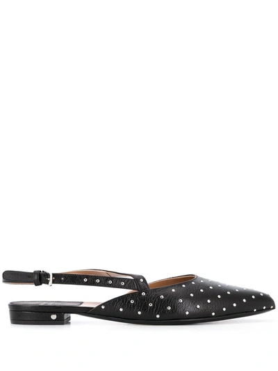 Laurence Dacade Anael Ballet Flats In Black Leather