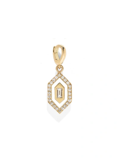 Azlee Small Diamond Enamel Necklace