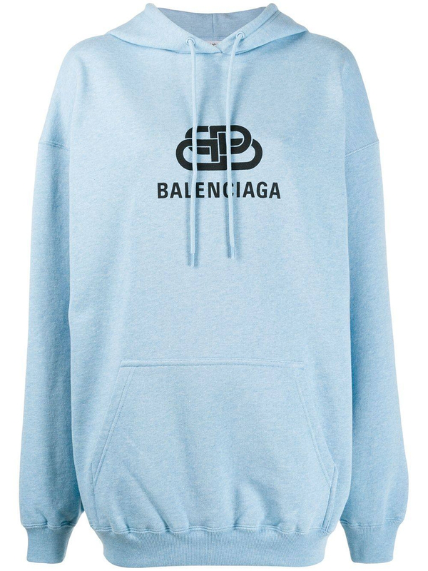 balenciaga baby blue hoodie