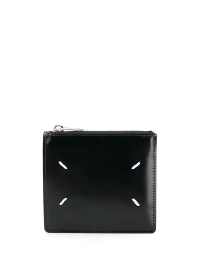 Maison Margiela Black And Copper Bi-fold Wallet