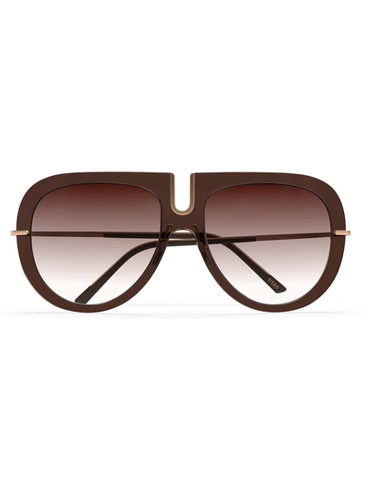 Silhouette The Reinterpretation Of The 1970s Cult-favorite Brown Sunglasses