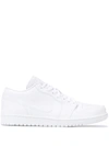Nike Air Jordan 1 Low-top Sneakers In White/white/white