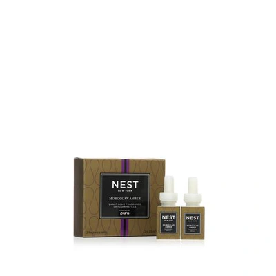 Nest New York Moroccan Amber Refill Duo For Pura Smart Home Fragrance Diffuser