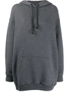 Logo-Label Hooded Sweatshirt