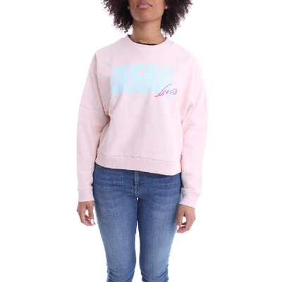 Levi's Women's Pink Cotton Sweatshirt