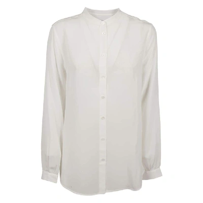 Equipment Women's White Silk Shirt