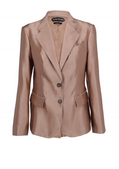 Tom Ford Jacket In Almond