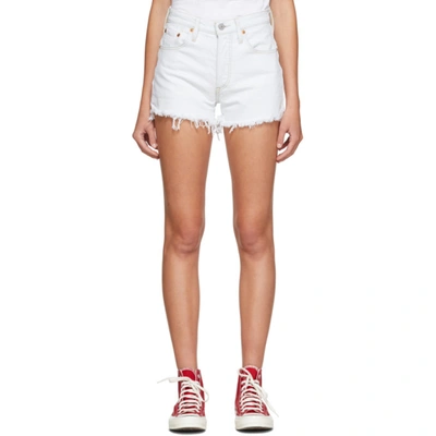 Levi's 501 Original Shorts In Icey Blue In Trace Indig