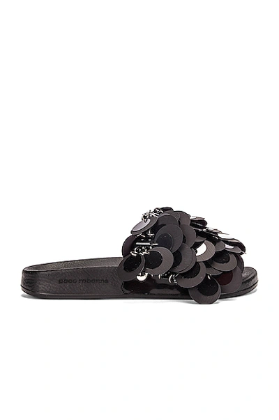 Paco Rabanne Sparkle Sandal In Black