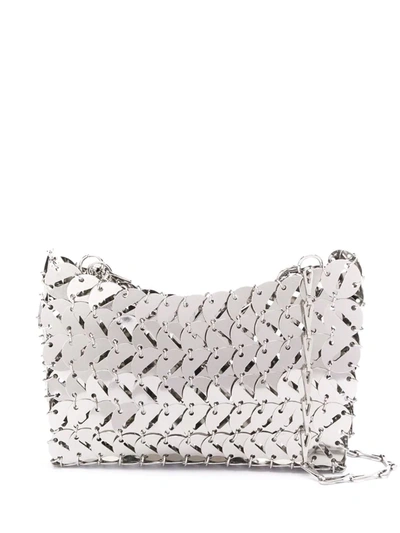 Paco Rabanne Perforated Disc 1969 Bag In Silver