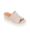Gentle Souls By Kenneth Cole By Kenneth Cole Gisele 65 Sporty Slides Women's Shoes In Mushroom