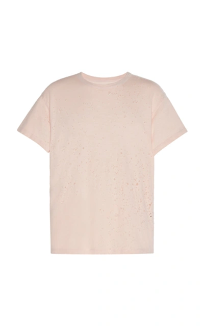 Amiri Shotgun Cotton T-shirt In Pink