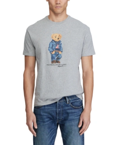Polo Ralph Lauren Men's Classic-fit Cp-93 Bear T-shirt In Andover Heather