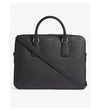 Sandro Saffiano Leather Briefcase In Grey