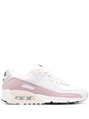 Nike 'air Max 90' Sneaker In White/ Platinum Tint/ Rose