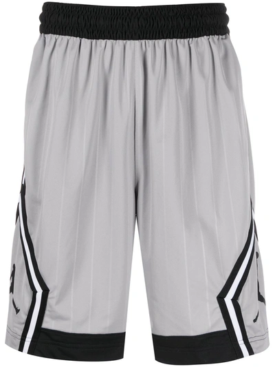 Nike Jordan Jumpman Diamond Shorts In Grey