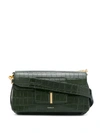 Wandler Georgia Crocodile Effect Bag In Green