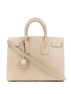 Saint Laurent Sac De Jour Leather Tote Bag In Neutrals