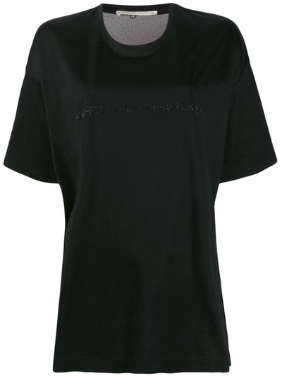 Marco De Vincenzo Women's Black Cotton T-shirt