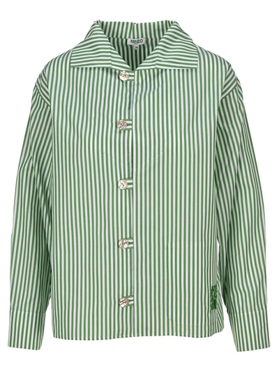 Kenzo Regular Fit Shirt In Green