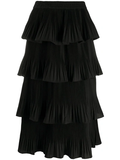 Essentiel Antwerp Antwerp Vivian Ruffled Skirt In Black