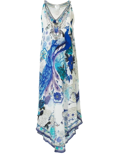 Camilla Beaded Sleeveless Dress In Multicolour