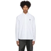 Kenzo Tiger Crest Slim Fit Button-down Shirt In White