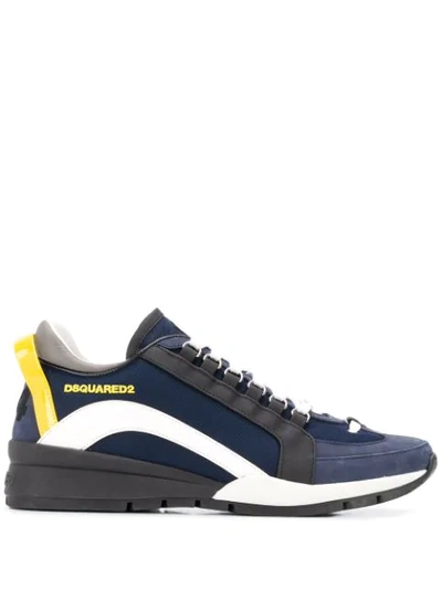 Dsquared2 551 Blue White Yellow Sneaker