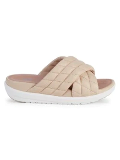 Fitflop Loosh Luxe Slides In Nude