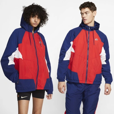 Nike Heritage Essentials Windrunner Zip-through Hooded Woven Jacket In Red  | ModeSens