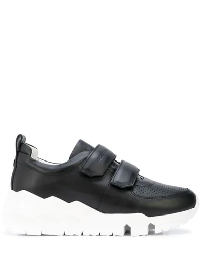 Pierre Hardy Black And White Start Sneakers