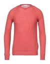 Paolo Pecora Sweaters In Rust